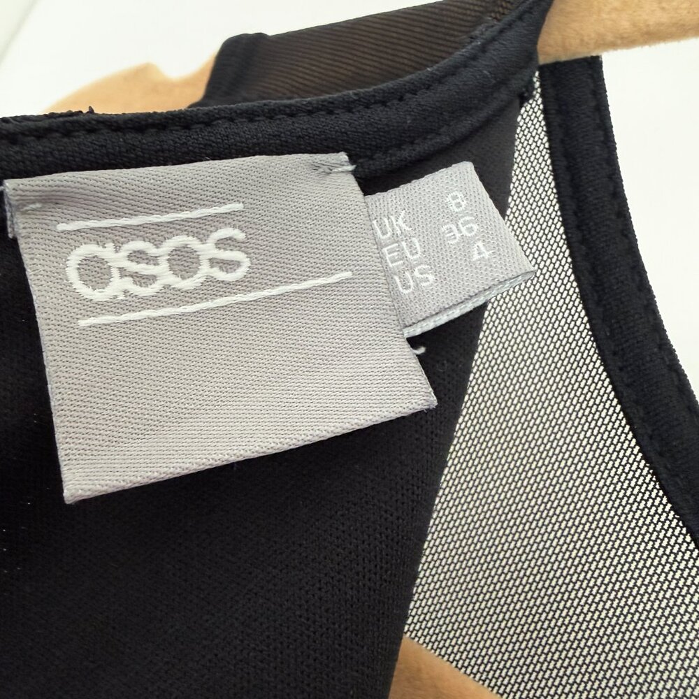 ASOS Textured Mesh Bodycon Dress - Picture 7 of 12